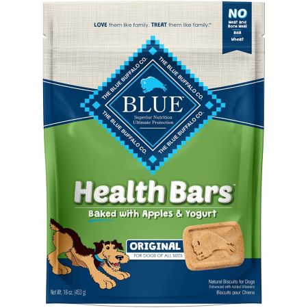 Blue Buffalo Health Bars Dog Biscuits - Baked with Apples & Yogurt