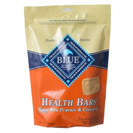 Blue Buffalo Health Bars Dog Biscuits - Baked with Pumpkin & Cinnamon