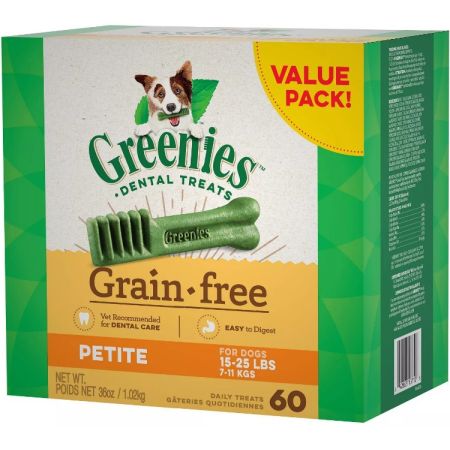 Greenies Grain Free Petite Dental Dog Treat