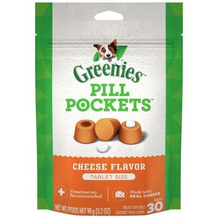 Greenies Pill Pockets Cheese Flavor Tablets