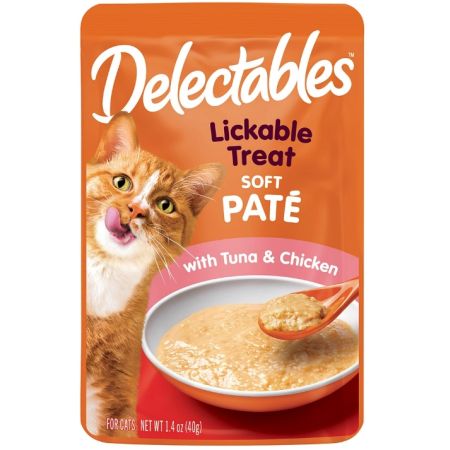 Hartz Soft Pate Lickable Treat for Cats Tuna and Chicken