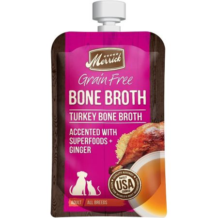 Merrick Grain Free Bone Broth Turkey Recipe